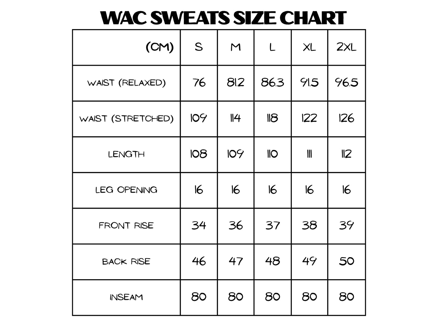 WAC Sweats