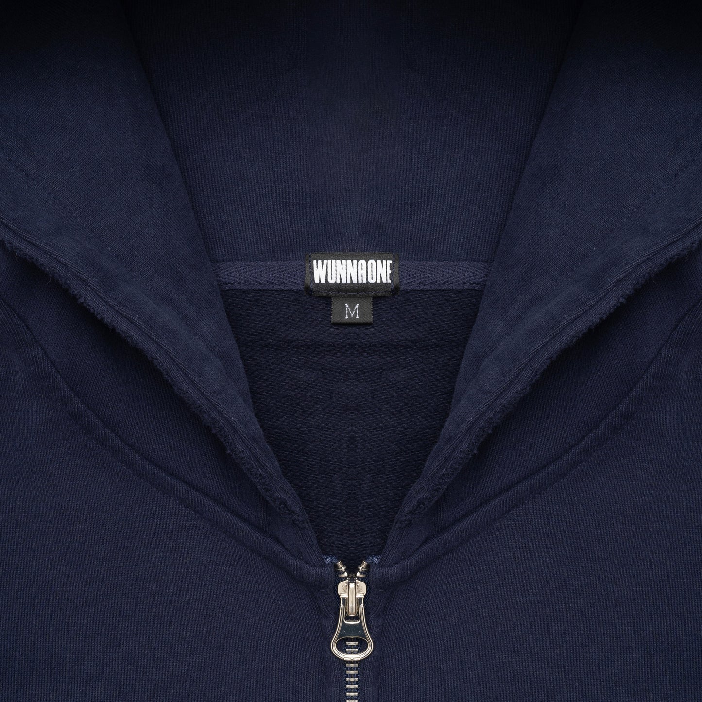 navy blue uniform zip up